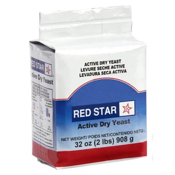 Red Star Active Dry Yeast 32 oz (2 lbs) 908 g