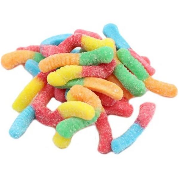 K Sour Neon Worms 12x170g Candy Lot