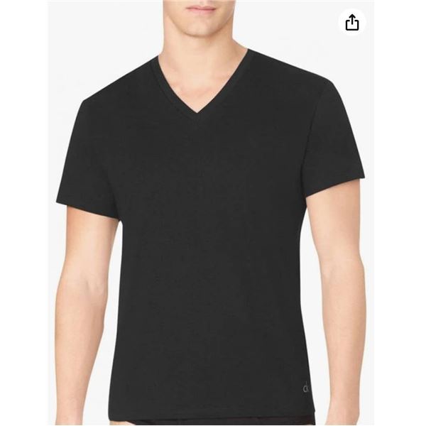 Calvin Klein 4 Pack V-Neck T-Shirts in L/G Size