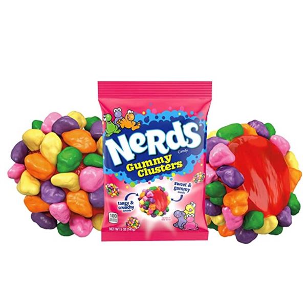 Nerds Gummy Clusters Rainbow 8x142g Candy Bags