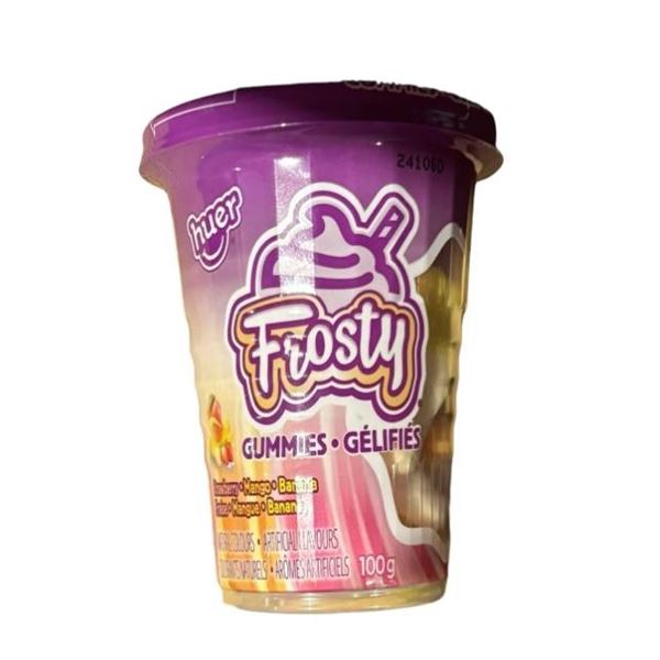 Huer Frosty Gummies, 11 Units, 100g Each Strawberry, Mango, Banana