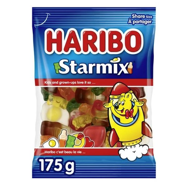Haribo Starmix Gummy Candies 12 Packs of 175g Each