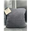 Image 1 : Life Comfort Cotton Knit Pillow, 50×50 cm, 100 Percent Cotton
