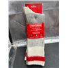 Image 2 : CRAFTSMAN Men’s Work Socks – Wool Blend – Grey – Sizes 10-13 [x=