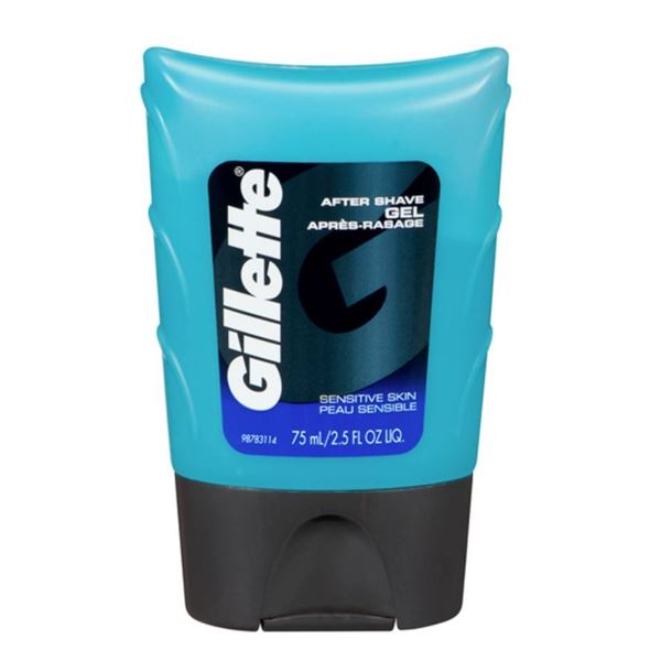 Gillette After Shave Gel Sensitive Skin 75 mL – Lot of 2