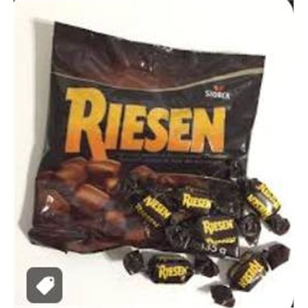 Riesen Chocolate Caramels, Four 135g Bags