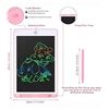 Image 1 : 10-Inch LCD Writing Tablet with Stylus Lot of 2  1 Pink And 1 Blue