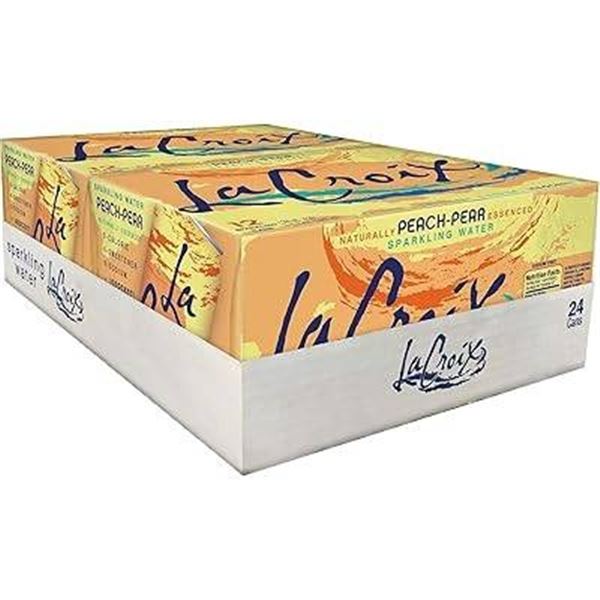 LaCroix Peach Pear Sparkling Water 3/8-Packs, 355ml Cans