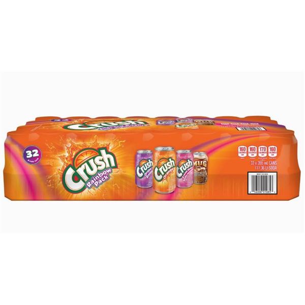 Assorted Flavoured Crush Cans 32 x 355ml