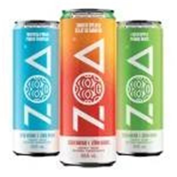 Zoa Zero Sugar Energy Drink Variety Pack, 18 x 355 mL Cans