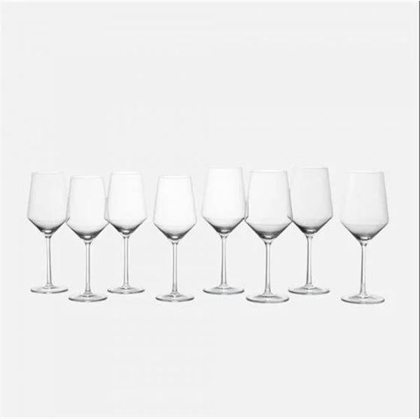 8 All-Purpose Wine Glasses, 630 mL Capacity