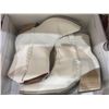 Image 2 : Costco D91 Women’s Ivory Ankle Boots, Size 8