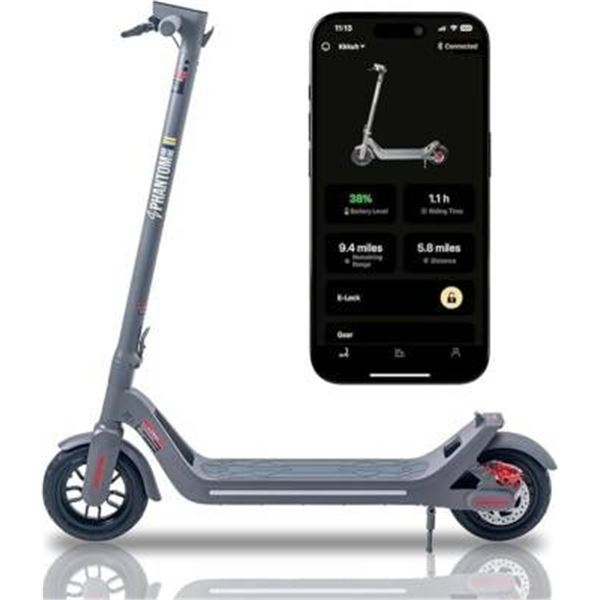 Phantom Go Go Electric Scooter With Digital Display and Foldable Design