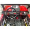 Image 4 : Red UTV-MX Ride-On Electric Vehicle with Dual Seats and Steering
