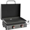 Image 1 : Blackstone 2-Burner Tabletop Gas Griddle with Cover