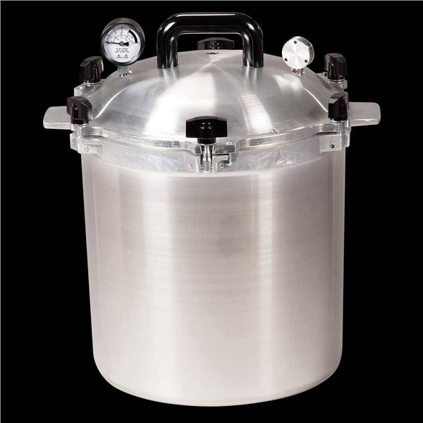 All American Model 925 Heavy Cast Aluminum Pressure Cooker/Canner, 25 Quart Capacity