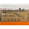 Image 2 : 300W LED Parking Lot Light, 2-Pack, Photocell Dusk to Dawn, IP65 Rated