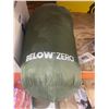 Image 1 : Below Zero Sleeping Bag in Olive with Carry Sack