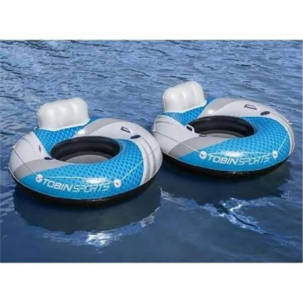 Tobin Sports Whitewater Rush River Tubes with Inflatable Backrest