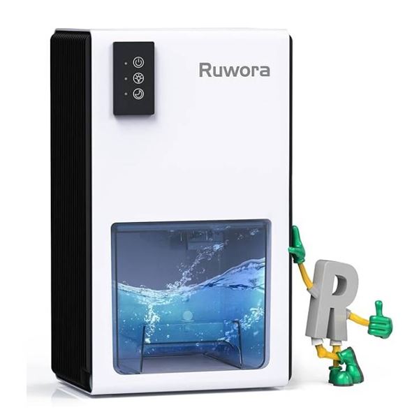 Dehumidifiers for Home, Dehumidifiers for Room 960 sq ft with Auto Shut Off, RUWORA Small Dehumidifi