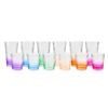 Image 1 : Trudeau 12-Piece Unbreakable Tumbler Set – Multicolor
