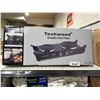 Image 2 : Techwood Hot Plate Portable Electric Stove Countertop Double Burner with Adjustable Temperature & St