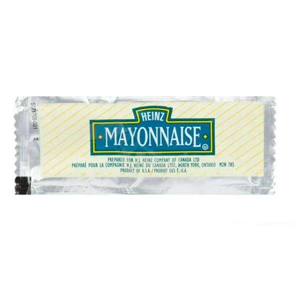 Heinz Mayonnaise 12.5 mL Pouches, Case of 200