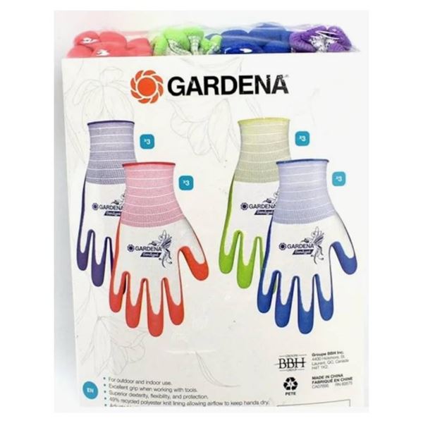 Gardena 14 Pairs Multipurpose Gloves with Latex Coating
