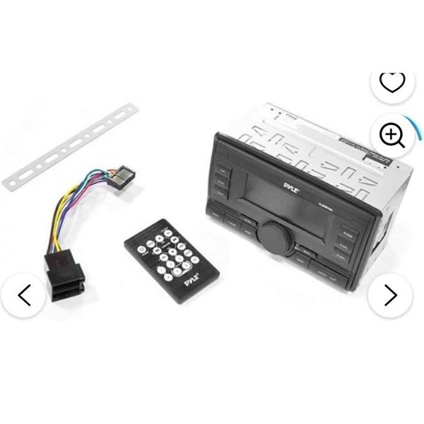 Pyle PLRDD19UB In-Dash AM/FM MPX Bluetooth Receiver with USB/SD/AUX Inputs