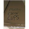 Image 2 : Plastic Clear Cups, Case of Approx. 500, Made in China