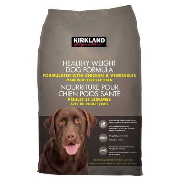 Kirkland Healthy Weight Dog Formula Chicken and Vegetables 18.14 kg