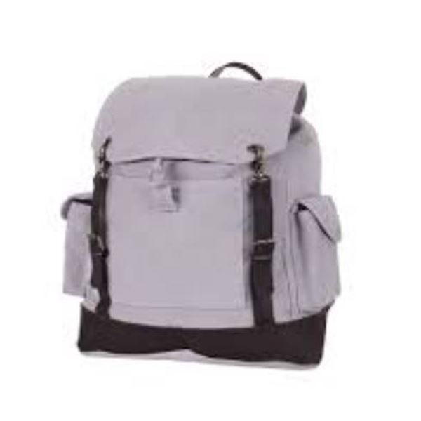 Rothco Canvas Bag, Style 8744, Grey Color, Made in India