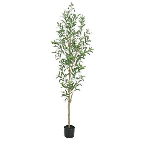 TDIAOL Artificial Olive Tree 6FT, Tall Faux Olive Trees Indoor Fake Olive Tree with Realistic Leaves