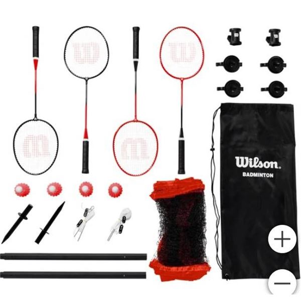 Wilson Badminton Set With Equipment Bag