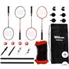 Image 1 : Wilson Badminton Set With Equipment Bag
