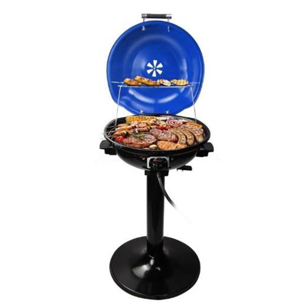 Techwood Electric BBQ Grill, Techwood 15-Serving Indoor/Outdoor Electric Grill for Indoor & Outdoor 