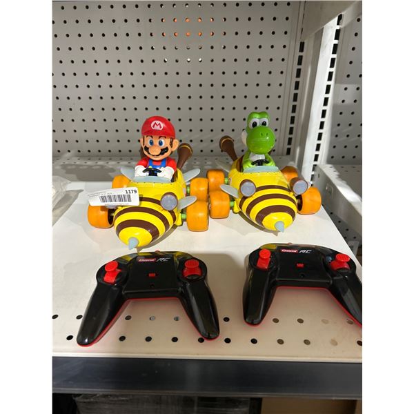 Carrera RC Mario Kart Bumblebee Remote Control Cars with Controllers