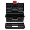 Image 1 : Craftsman Black Plastic Tool Box With Removable Tray