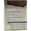 Image 4 : Style Selections LED Lighted Fountain With ETL-Listed Pump, Model #47635015