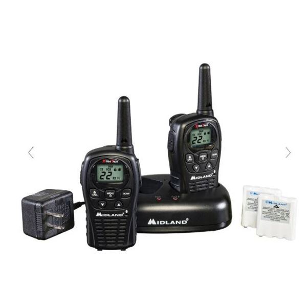 Midland LXT500VP3 Two-Way Radios with 24-Mile Range and 22 Channels