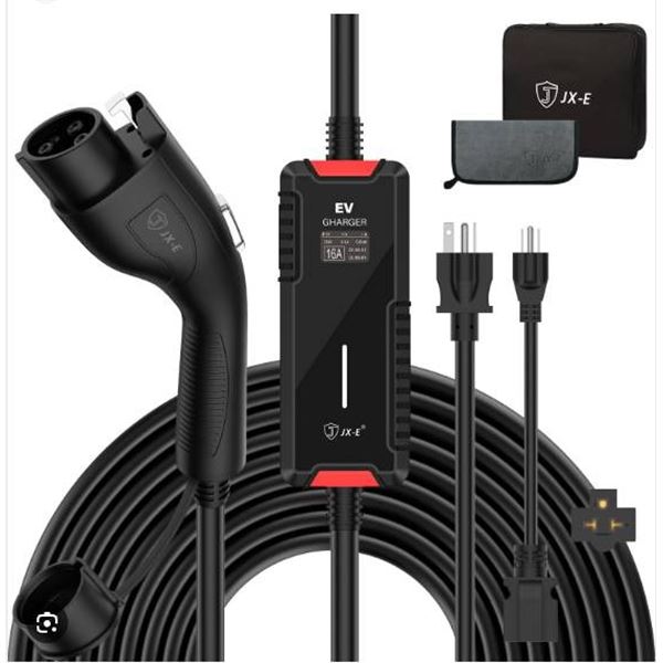 JX-E EV Charger Type 1, 25FT, Model CA-JX