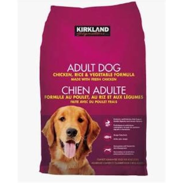 Kirkland Adult Dog Food Chicken, Rice & Vegetable Formula 18.14 kg