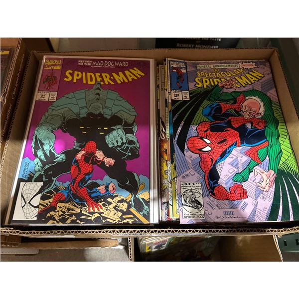 Box Lot of Assorted Vintage & Current Comic Books