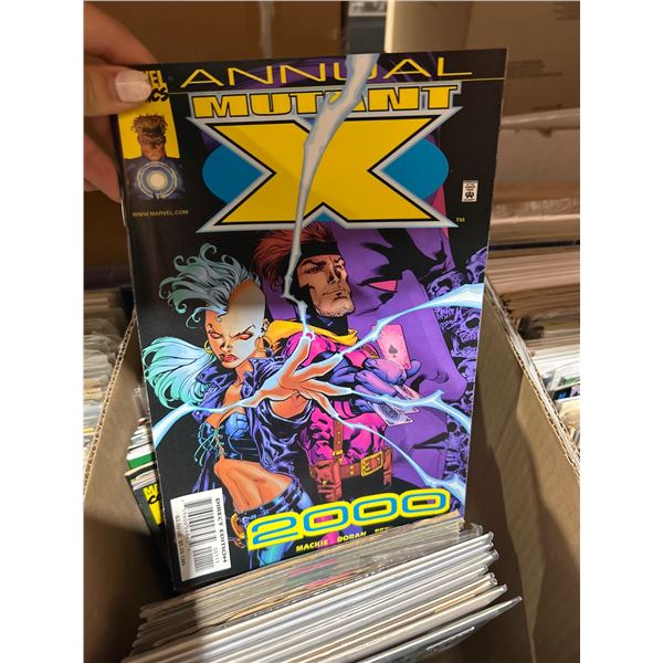 Box Lot of Assorted Vintage & Current Comic Books