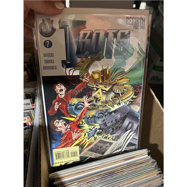 Box Lot of Assorted Vintage & Current Comic Books