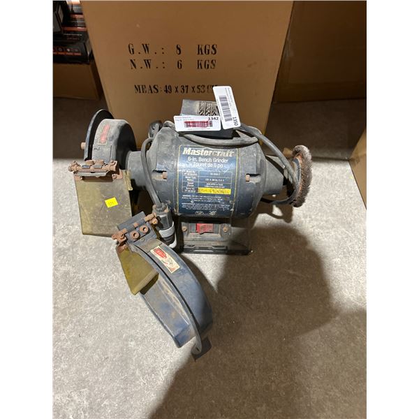 Mastercraft 6-Inch Bench Grinder, Model 55-3584-2