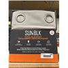 Image 2 : Sun+BLK Total Blackout Grommet Window Curtains, 2 Pack
