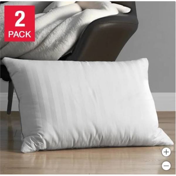 Martha Stewart Quilted Cooling Pillows, Queen Size, 2 Pack