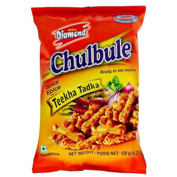 Yellow Diamond Chulbule Teekha Tadka 120g X 60 Multipack