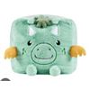 Image 1 : Urban Habitat Kids 12x12x12 Inch Animal Pouf – Green Dinosaur Design
